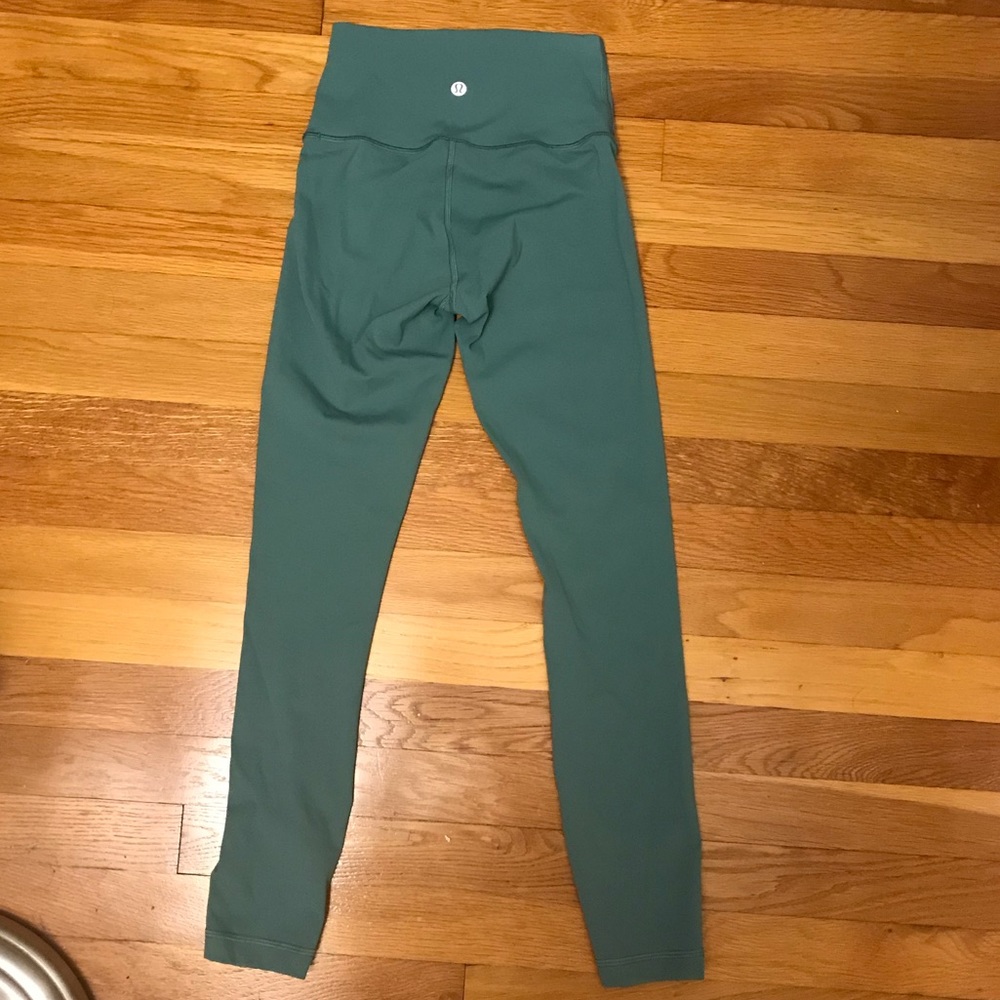 lululemon wunder under 25” mystic green